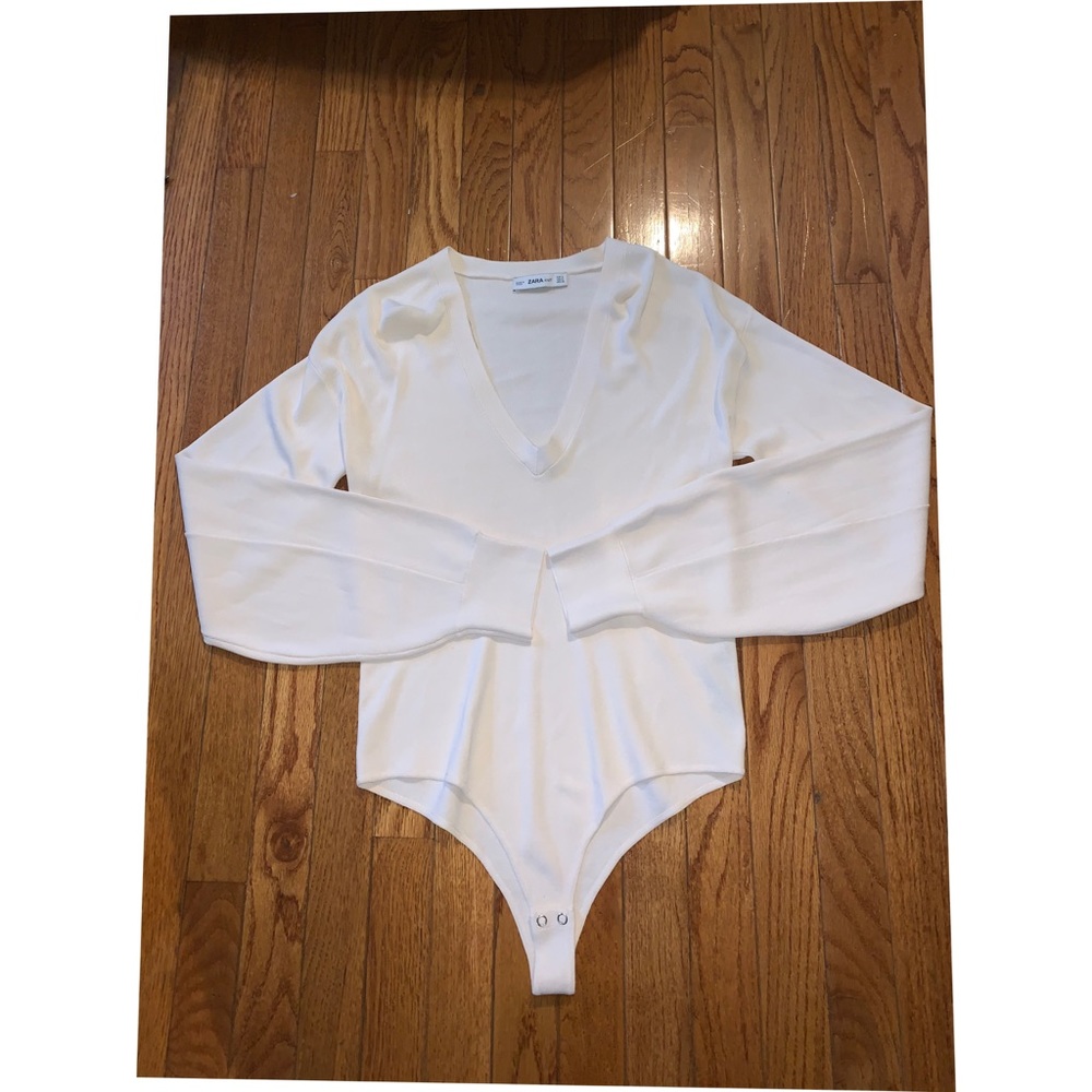 Zara White knitted body suit!